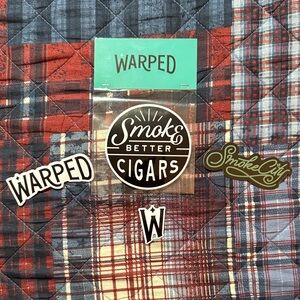 Warped Sticker 4pk Set